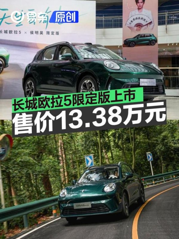 长城欧拉5限定版上市 售价13.38万元