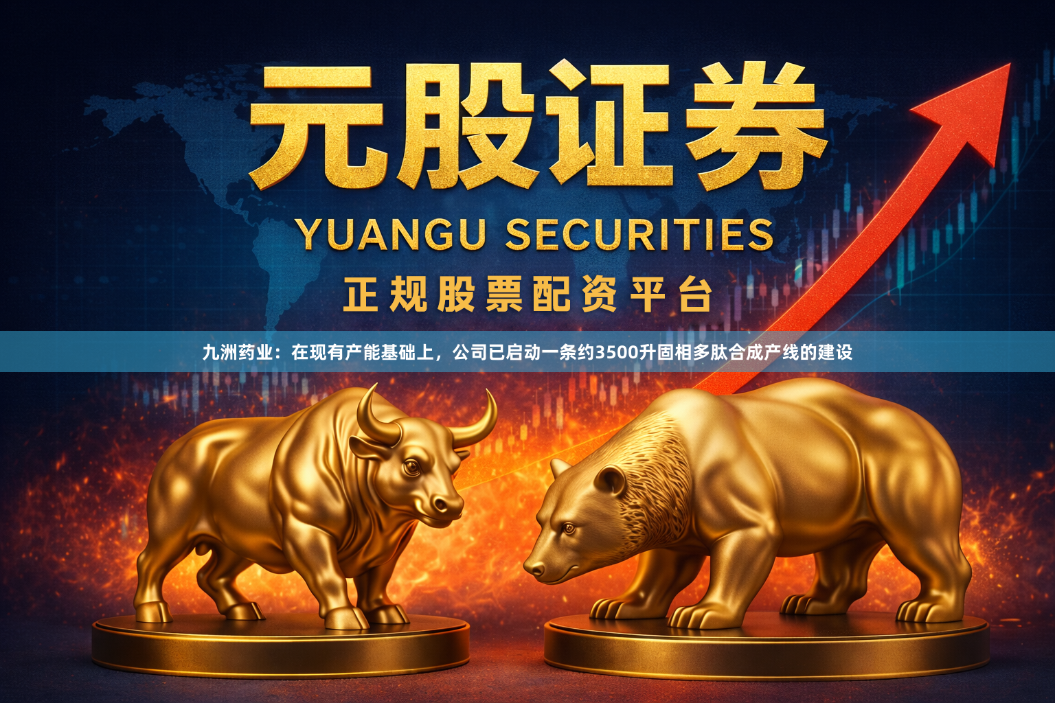 九洲药业：在现有产能基础上，公司已启动一条约3500升固相多肽合成产线的建设